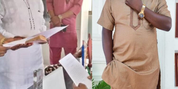 Hon Olalere Yusuf  Congratulates Alhaji kamorudeen Gbadamosi on His Appointment as Secretary of Ido Local Government