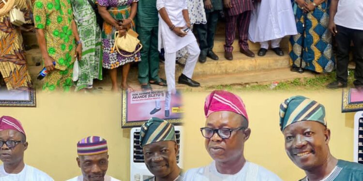 IBSWLG Chairman, Hon.Kehinde Akande Swears in Adebanjo Raphael Sunday as Council Secretary, Moruf Lawal as Assistant Secretary