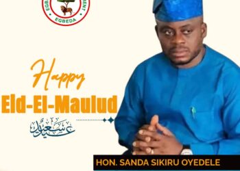 Egbeda LG Chairman, Hon. Sanda Sikiru Oyedele, Felicitates with Muslim Community on Maolud Nabiyy
