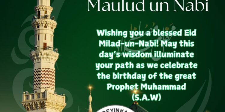 Eid-ul-Mawlid: “I Wish You a Joyous Celebration Filled with Blessings and Peace” – Hon. Kazim Bibire Sends Greetings to Muslims*