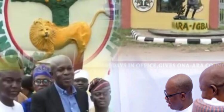 Governor Makinde, Chief Jubril Dotun Sanusi, Oyo ALGON Chair, among others Attend Dr. GLORIOUS 100 Days in Office Celebration and Project Commissioning