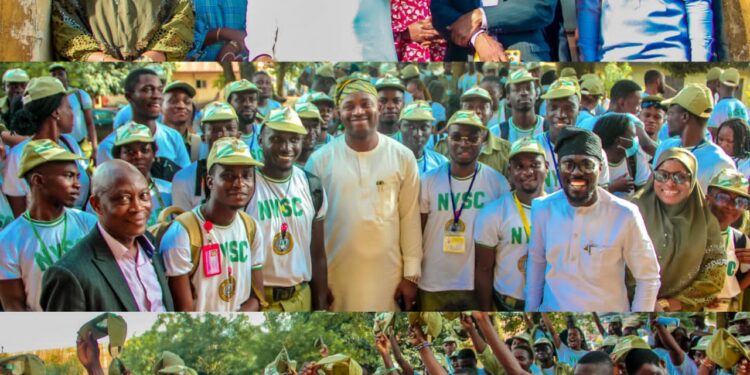 Ibadan North Council Boss, Olufade Receives Oyo State NYSC Batch B Stream 2 Corp Members from Camp