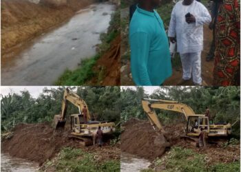 Ariyo River Overflow: Dr. Temitope GLORIOUS Responds to the People’s Call as Dredging Commences