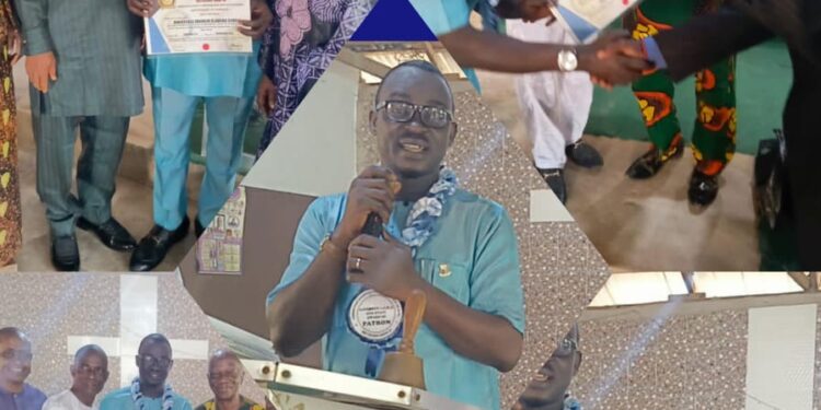 Hon Simple honoured as Patron of CAN, Oki, Olodo.*