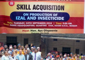 “Empowering Lives: Oyo State AANFE Chairman, Hon. Ayo Olopoenia Hosts Skill Development Workshop For Adults in Oyo State”(PHOTOS)