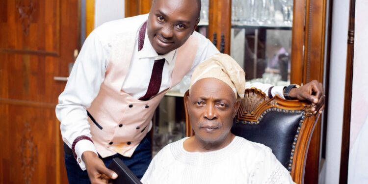 Akande Felicitates with High Chief Rashidi Adewolu Ladoja on His 80th Birthday