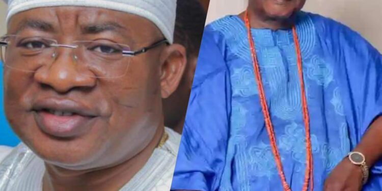 CEO Solution FM Oloye Adegoke Adegboyega Celebrate with High Chief Rashidi Adewolu Ladoja on His 80th Birthday