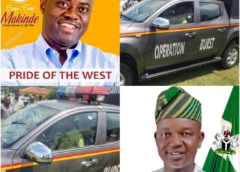 Dr. Temitope GLORIOUS Commends Governor Seyi Makinde’s Efforts in Security as He Hands Over Patrol Van to Operation Burst