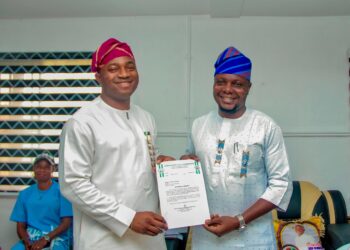 Ibadan North Council Boss, Olufade Swears In Secretary, Oluwafemi Bantu And Assistant Secretaries Shodende, Olaniyi