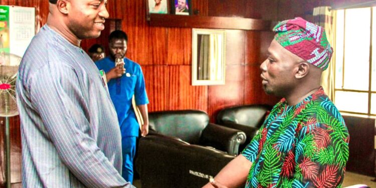 Birthday: Ibadan North Council Chairman, Olufade Felicitates Oyo Assembly Service Commission Chairman, Hon. Femi Julius Okedoyin