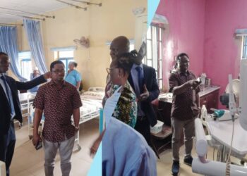 Inspection of General Hospital : Oyo lawmaker Babalola inspects General Hospital, Abiye Aremo, ibadan, Oyo State(PHOTOS)