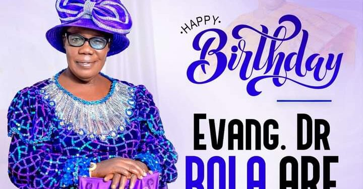 Your gift of music has the power to uplift, inspire, and transform hearts and minds, Evangelist Ajibola Ogunkeyede Congratulates Evangelist Bola Are on her Birthday