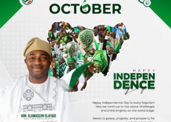 Nigeria @64: Ibadan North Council Boss, Olufade, Celebrates Independence Day with Heartfelt Message*