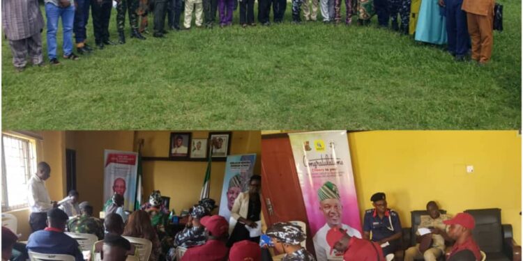 Ona Ara LG Chair, Dr Temitope GLORIOUS Calls for Synergy as he Convenes Security Meeting   …Declares Thursdays LG Environmental Sanitation day