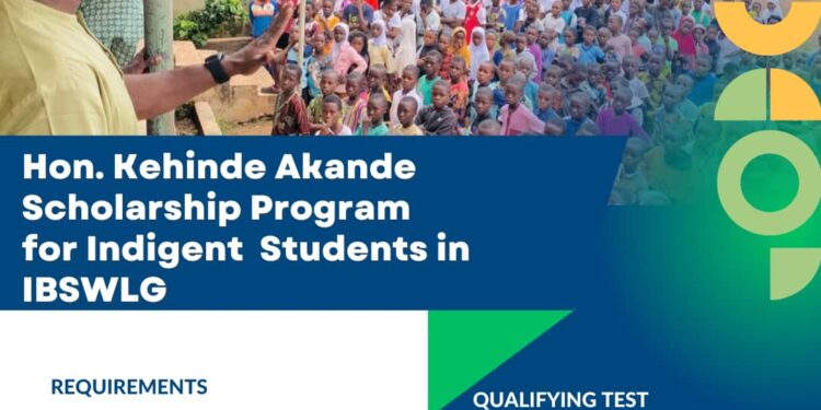 IBSWLG Chairman, Akande Launches Scholarship Program for Indigent Students