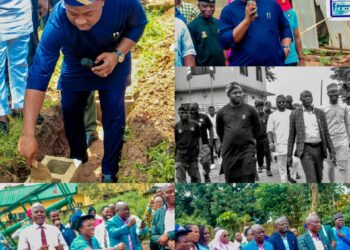 Ibadan North Council Chairman, Olufade Fulfills Promise, Lays Foundation for NULGE Building*