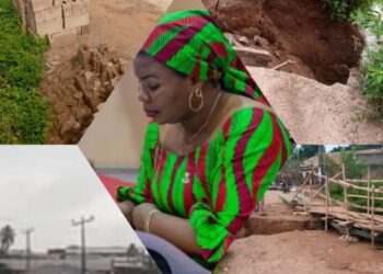 Photos News: Bisi Oluranti seeks urgent reconstruction of Katangua Akowonjo bridge*