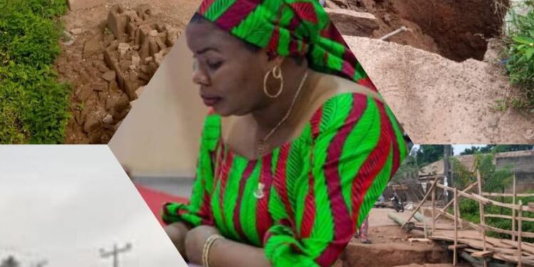 Photos News: Bisi Oluranti seeks urgent reconstruction of Katangua Akowonjo bridge*