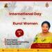 OYO COMMISSIONER; HON( MRS) TOYIN BALOGUN FELICITATES OYO WOMEN ON INTERNATIONAL DAY OF RURAL WOMEN
