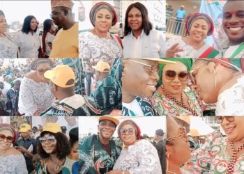 ONDO DECIDES: OYO LAWMAKER AND COMMITTEE SECRETARY (DIRECTORATE OF WOMEN MOBILIZATION), HON COMFORTER GRACES PDP CAMPAIGN FLAGOFF