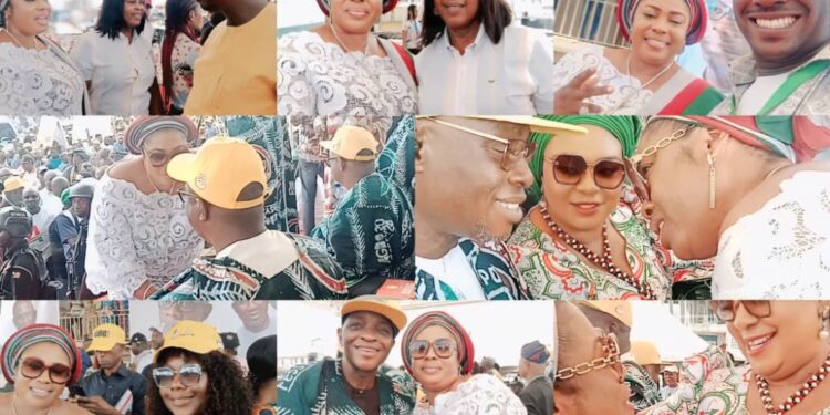 ONDO DECIDES: OYO LAWMAKER AND COMMITTEE SECRETARY (DIRECTORATE OF WOMEN MOBILIZATION), HON COMFORTER GRACES PDP CAMPAIGN FLAGOFF