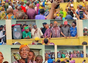 Photos News: Adeleke, Rahman,Adesina, Others Storm Ibadan North West General Meeting, Donate N2.6m to Party Faithful