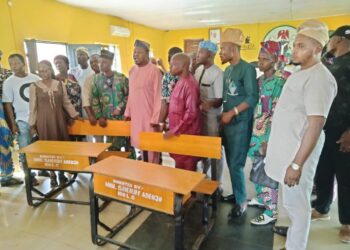 Adeojo Equips Ido Primary Schools With Classroom Furniture