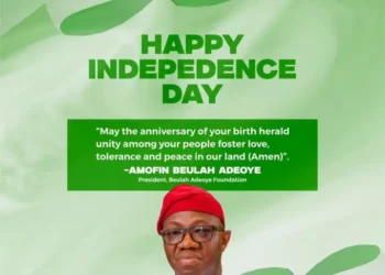 INDEPENDENCE DAY: Amofin Beulah Adeoye Addresses Nigerians, Urges Government Across Tiers To Proffer Sustainable Solutions