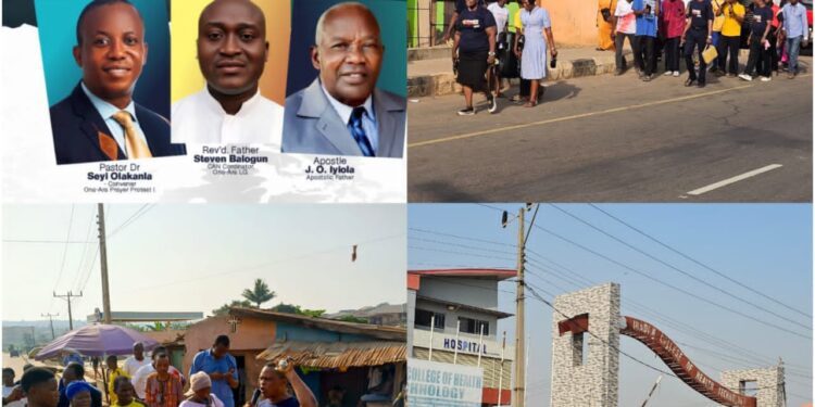 Tragedy in Ona Ara: CAN, Christian Leaders Hold Prayer Walk to Seek Divine Intervention