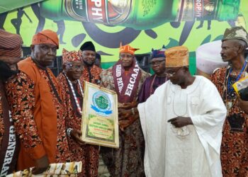 ERCAAN Inaugurates Jagunmolu Olubadan of Ibadanland, Chief Jubril Dotun Sanusi, as National Grand Patron