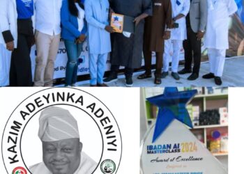 Ibadan AI Masterclass Awards Hon. Kazim Adeyinka Bibire For Contributions To Education And Leadership*