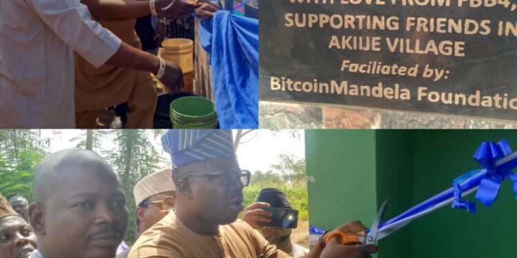 BREAKING: Akinyele Council Boss Commissions Motorized Borehole and Toilet facilities at Akiije Village.
