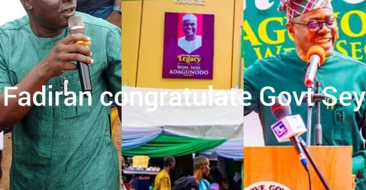 Southwest Party Secretariat: Iseyin Council Chairman , Hon Fadiran Applauses Gov Makinde’s Exceptional leadership.