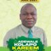 Dr. Adewale Kolapo Kareem (AKK) is a governorship Aspirant in Oyo State in 2027.