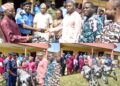 PHOTOS: Ido LG Council Chair, Adeojo Boosts Security With Cash Gifts, Additional Motorcycles To Police, NSCDC, FRSC