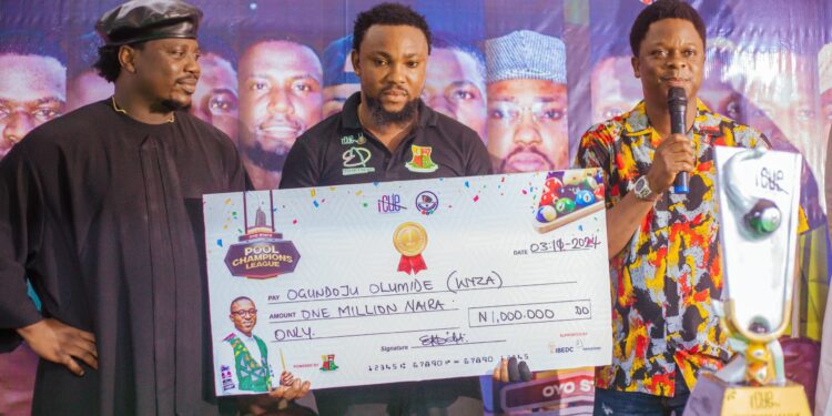 Oyo Govt, iCue League Host Pool Champions League Tournament, Winners Bags Huge Sum…..as Prince Adebowale promised to discover more talents.