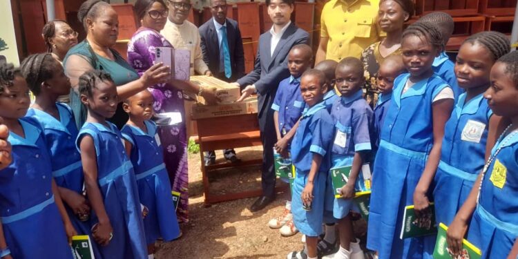 Japanese Firm Donates Educational Materials to Schools in Oyo