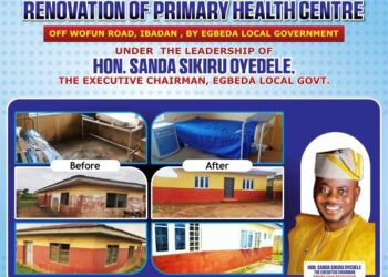 Egbeda LG Boss, Sanda Commissions Ultramodern Health Centre to Community …..Sanda emphasized the centre’s commitment to providing qualitative care to everyone in the community.