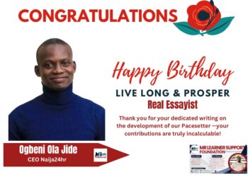 . Your work is more than just writing – it is an act of service to your community and to the generations to come, Lagelu Boss Mudashiru Kamorudeen Felicitates Naija24hrs, Olajide Peter on his Birthday