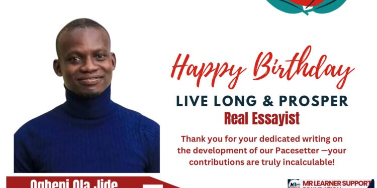. Your work is more than just writing – it is an act of service to your community and to the generations to come, Lagelu Boss Mudashiru Kamorudeen Felicitates Naija24hrs, Olajide Peter on his Birthday
