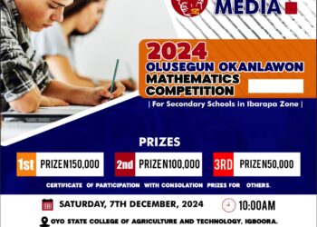 Engr. David Olusegun Okanlawon To Start Annual Mathematics Competition For Secondary Schools