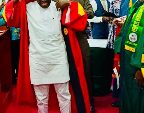 Oyo LGSPB Boss, Hon Akeem Ademola Ige Congratulates Arapaja on Swearing-in as Chairman PDI
