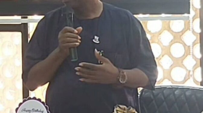 *Ib’ North East LG Chairman, Akintayo, Felicitates Chief Bayo Lawal at 70