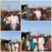 Akinyele Council Boss, Hon Akinwole Akinleye visits Oja Agbe market inferno scene, sympathizes with victims.