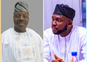 Akinyele Council Boss, Hon Akinwole Akinleye visits Oja Agbe market inferno scene, sympathizes with victims.