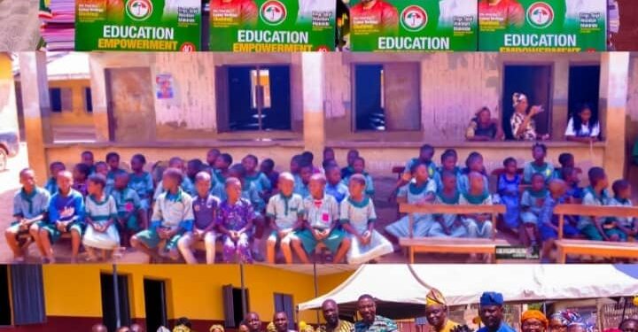 Aligning with Gov. Makinde’s Goals: Dr. OTOPE Continues Distribution of Exercise Books in Egbeda/Ona-Ara LGs  …target 30 Schools