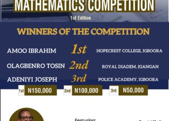 Winners Emerge In Olusegun Okanlawon Mathematics Competition For Ibarapa Secondary Schools