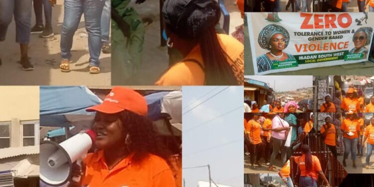 Chairperson Akande Leads Groundbreaking Campaign Against Gender-Based Violence in Ibadan South West