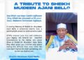 UfitFly Mourns Sheikh Muhyideen Ajani Bello