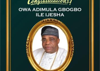 Egbe Yeye Gbobaluyi Adimula Ijeshaland Congratulates New King